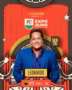 Expo Ouro: Leonardo é confirmado como uma das atrações de mega evento