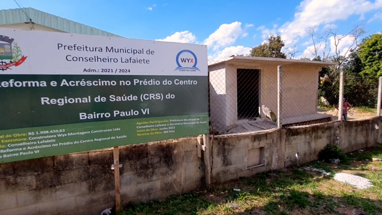 Centro Regional de Saúde no Paulo VI avança e será entregue em breve