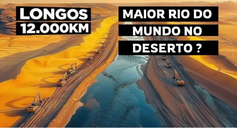 Já pensou em um rio que vai de São Paulo até a capital da Rússia, Moscou ? A Arábia Saudita está tendo essa ousadia e pretende construir um rio com 12.000km de extensão!