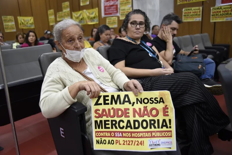 Projeto de Zema privatiza saúde pública em MG, denunciam trabalhadores