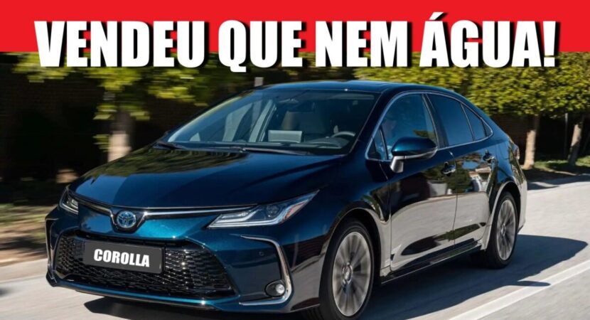Toyota Corolla vende que nem água, mantém a supremacia no Brasil e desbanca rivais Jetta e Civic: nem a soma de 27 outros carros alcança o que o Corolla consegue fazer com facilidade