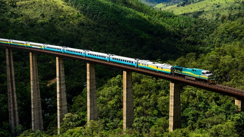Como funciona a viagem de trem de Belo Horizonte a Vitória