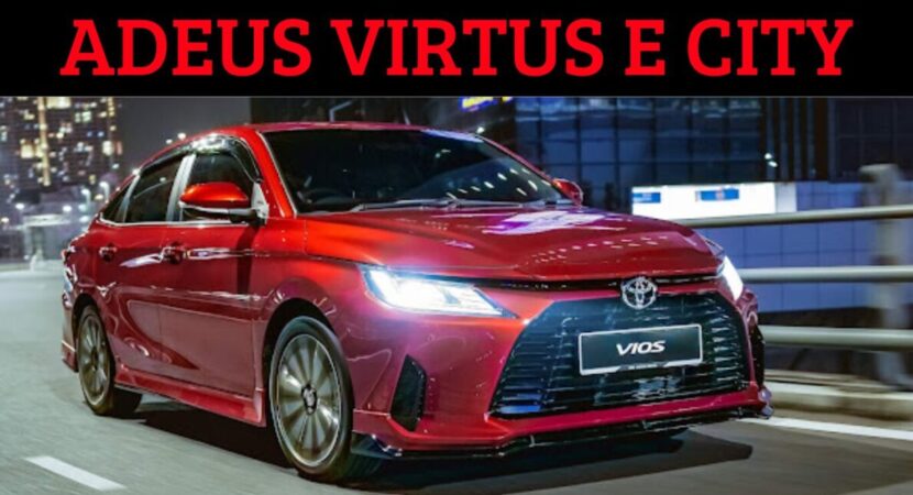 Conheça o Toyota Yaris 2025, o sedan sinônimo de economia e potência com motor 1.5 flex de 110 cv pronto para esmagar Virtus e City!