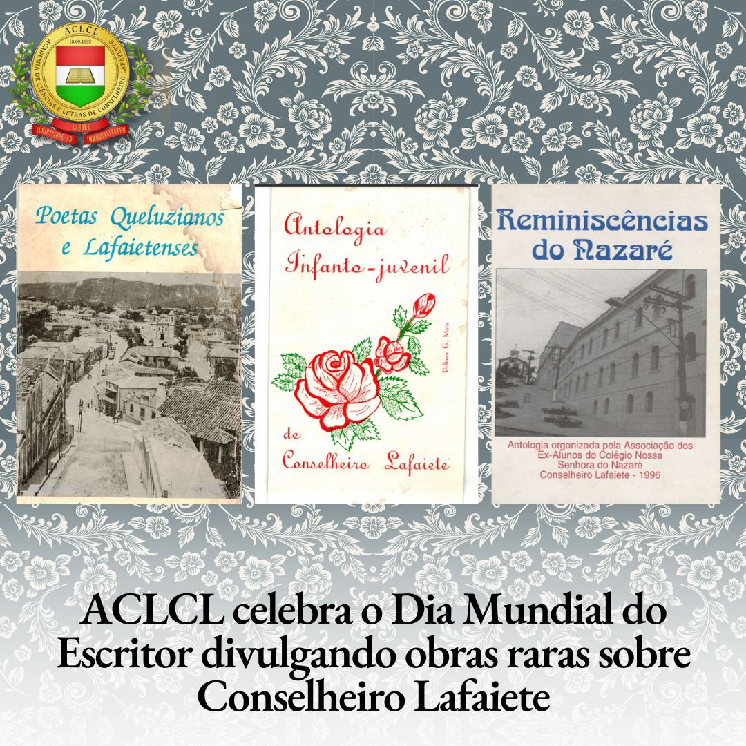 ACLCL celebra Dia do Escritor divulgando obras raras de acadêmicos para leitura em site